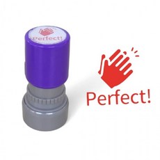 영어 칭찬 스탬프 Perfect, 1개, 상세페이지 참조