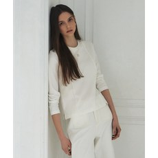 ARTID 커브드 핀턱 긴팔 티셔츠_WHITE