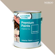 노루페인트 팬톤 내부용 실내 벽면 무광 페인트 4L, 15-1305 Feather Gray, 1개