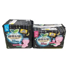 蕾妮亞 衛生棉 極吸柔護系列, 1個, 夜用30cm 8片, 8片, 夜用30cm