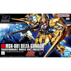 BANDAI 組裝模型 HGUC 1/144 DELTA GUNDAM 德爾塔鋼彈 百式 電鍍版, 1個