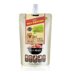 헬시브로스 프리미엄 육수 고양이 강아지보양식, 소고기+황태, 180ml, 1개