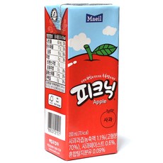 매일유업 피크닉 사과맛, 200ml, 1개