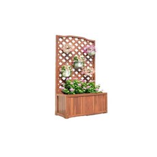 방부목화분 파티션 야외 테라스 정원 울타리 플랜트박스 대형화분, C. 75x120