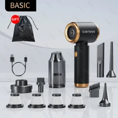 CENRR 자동차 진공 청소기 고성능 무선 차량용 고압 세척기, Basic 4hepa bag, Basic 4hepa bag, Basic 4hepa bag