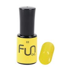 [FUN GEL]100종 컬러젤(5ml) 내맘대로 묶음 셀프 젤네일 세트, 3. 퍼니 옐로우, 5ml, 1개