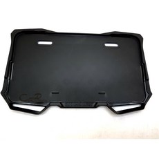 CARPOWER KOSO X-1 導風車牌框 輕量化 立體 新式七碼 流線型 牌框 牌版, 黑