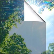오유핏 창문 단열필름 사생활보호 자외선차단 90cm*5m (4컬러), 다크그레이