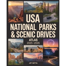 (英文圖書)USA National Parks & Scenic Drives Atlas 2025-2026: Discover America's Best Land... 平裝版, Independently Published, 英文