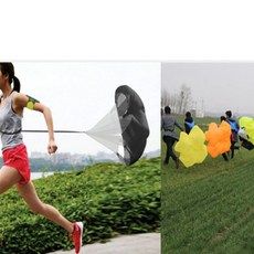 별구나라 트레이닝낙하산 공기저항 하체근력 지구력 순발력, 블랙