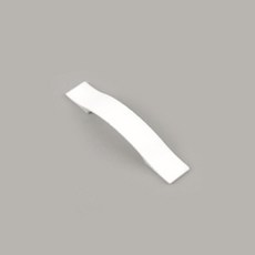 주방가구손잡이 2구 손잡이 나사간격 64mm 백색, 1개
