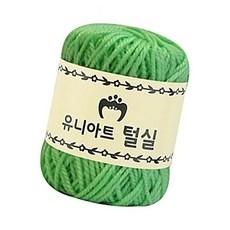 겨울목도리 털실 지관실 연두