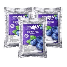 농사친구 한번에쑥 블루베리 전용 비료 6개월 완효성, 3개, 1kg