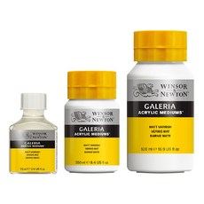 [코리아스퀘어] 윈저앤뉴톤 갤러리아 매트바니쉬 250/500 ml 미술보조, 250ml