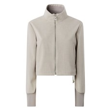 핀코 집업 골지 커프 재킷