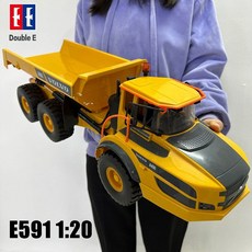 Double E E591 RC 덤프 트럭 굴삭기 1 20 트랙터 크롤러 2.4G 엔지니어링 차량 리모컨, 01 Double E E591 PRO