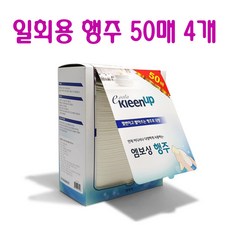 에파타클린업 프리미엄 엠보싱 빨아쓰는 행주, 50개입, 4개