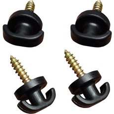 Zikefest 4PCS 자동차 카고 네트 후크 교체 다기능 트렁크 후크 나사 보관 정리함 클립 대부분의 자동차를 위한 범용