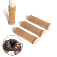 벗겨짐 방지 식탁 의자 발 커버 미끄럼 방지 일반형 CC04AT, 1세트, 브라운