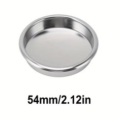 51/54/58mm 백 플러시 블라인드 필터 스테인레스 스틸 백 플러시 인서트 디스크 필터 포터필터 바스켓 커피 머신 액세서리, 54 mm