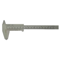 游標卡尺 塑膠游標尺 mini尺 內徑 外徑 量測 精密尺 電子材料 150mm, 1個