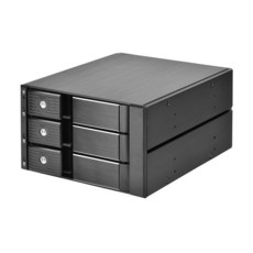 小白的生活工場*SilverStone 銀欣 FS303-12G 5.25吋x 2轉3.5吋x3 免托盤內接硬碟抽取盒, 1個