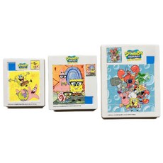 네모바지 스폰지밥 슬라이딩 퍼즐(3종), 혼합, 1개