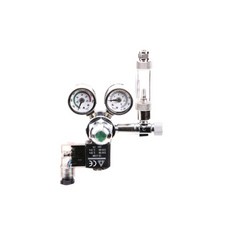 ISTA-伊士達 CO2雙錶電磁閥 止逆計泡器(鋁瓶側開型), 1個