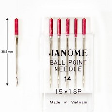 [청라핸즈] 자노메 가정용 미싱바늘 레드팁 14호 (51-014), 1개