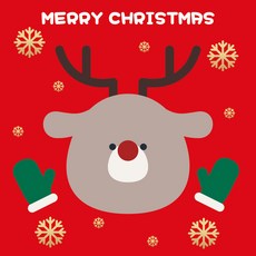 맑은누리디자인 크리스마스현수막 6종 (수정불가), 90x90cm