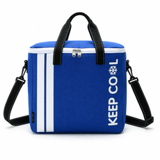 마할로 보온 보냉 가방 접이식 캠핑 피크닉 쿨러백 소형 중형 대형, 아쿠아블루