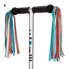 세발 자전거 핸들 바 스쿠터 부품 태슬 스트리머 장식 어린이 소녀 사이클링 액세서리 2 개, 01 6
