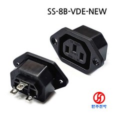 RONGFENG IEC OUTLET소켓 SS-8B-VDE-NEW KC HJ-00978, 1개