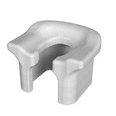 約翰家庭百貨 多功能坐便椅 蹲式馬桶專用 浴室小沙發, 灰, 1個