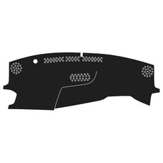 e系列汽車用品 2023年RZ純電跑旅 專用儀錶板避光墊 防曬隔熱保護墊, 黑色, 2023年RZ純電跑旅 短毛(長度1mm/偏灰色)