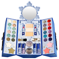 여아 화장놀이 키즈 메이크업 세트 무독성 공주 화장품 박스 메이크업 장난감 선물세트, 1개, 눈꽃 만무