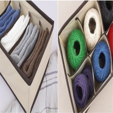 온담공간 수납 정리함 6칸 8칸 옷박스정리함, 6칸  블랙