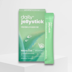 데일리 젤리스틱 알로에 이뮨 먹는 알로에베라겔 면역다당체 200mg 14포 1개, 14회분