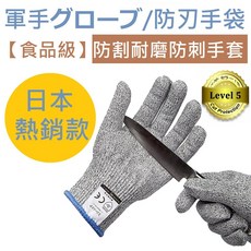 第5級HPPE防割手套 食品級/工業用 日本熱銷款, 1個, 寵物洗澡手套(單手右手)