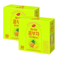 동서 애사비 콤부차 파인애플망고 30T x2, 5g, 30