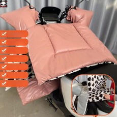 터 보온 토시 블랙 패딩 방풍 겨울용 기모 담요, 1개, 수면복 플란넬 PU 램스킨 크 A