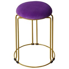 화장대 의자 거실 북유럽, 퍼플 벨벳