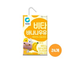 [얌얌마켓] 청정원 비타 바나나 우유 1박스, 1개, 3.36L