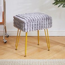 에코소라노 수납스툴 화장대 의자 벤치 다용도 수납장, 그레이WBD004G, 1개