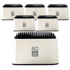 솔향 가득 냉장고 냉동실 탈취제 리얼 숯 야자활성탄 냄새제거, 6세트, 60g
