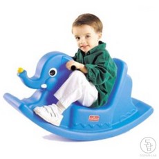제이에스몰 아미코 흔들코끼리 파랑 타는장난감