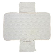 샤워로 휴대용 접이식 교체 패드 방수 면 기저귀 매트 여행용 재사용 가능한 세척 신생아용