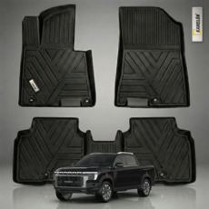 티오피 TPE 자동차 매트 발판 카매트, 03_KGM, 무쏘 스포츠 2025 블랙