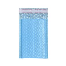 포카포장 에어캡봉투 포토카드 안전봉투 미니 뽁뽁이 택배 봉투 11 x 15 + 4cm 30장, 블루