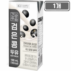 PB 건국두유 검은콩두유 190ml, 1개